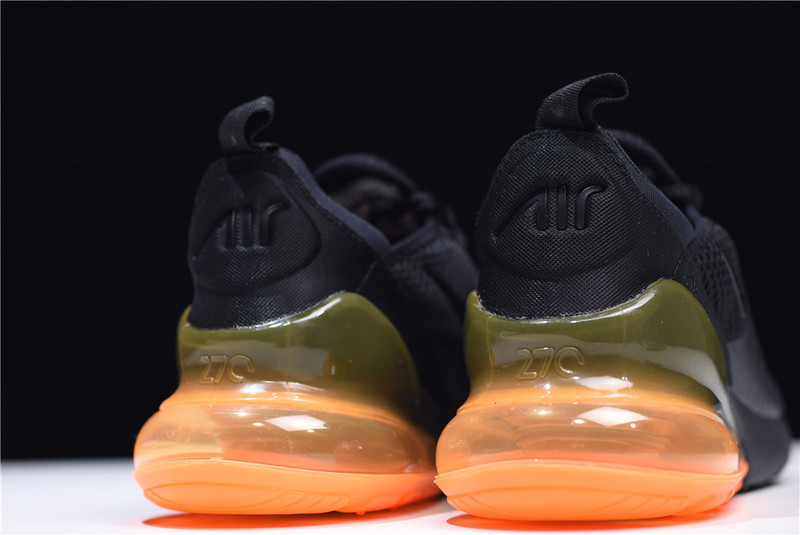 NIKE mens AIR MAX 270 “Tonal Orange” black  AH8050-008