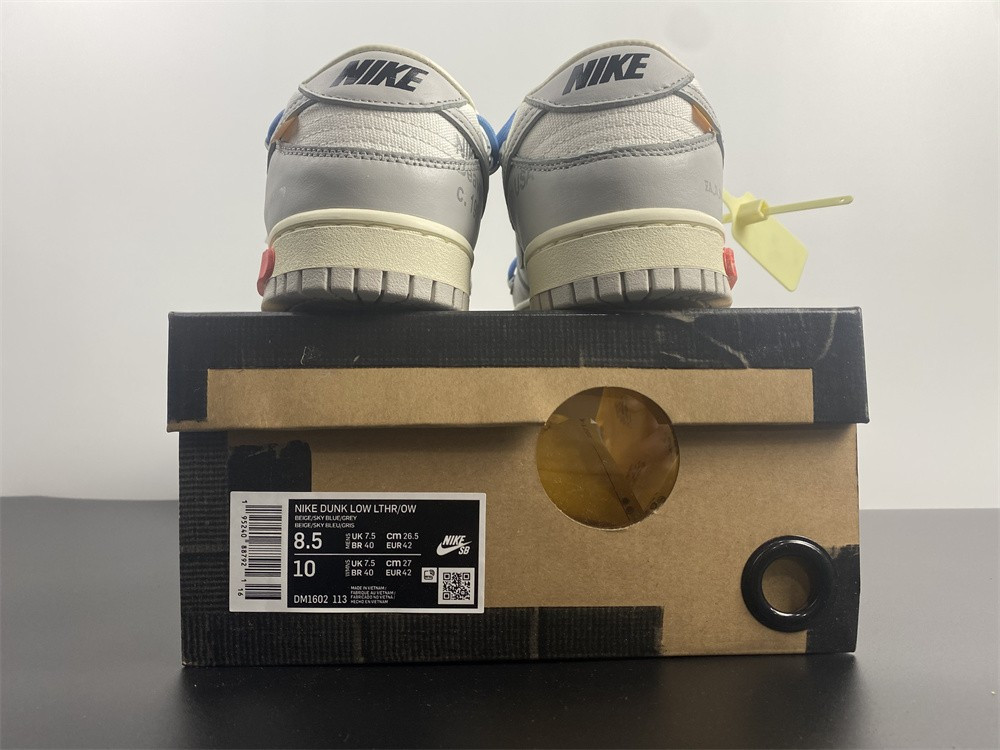 OF x Nike SB Dunk Low Lot 1 DM1602-113