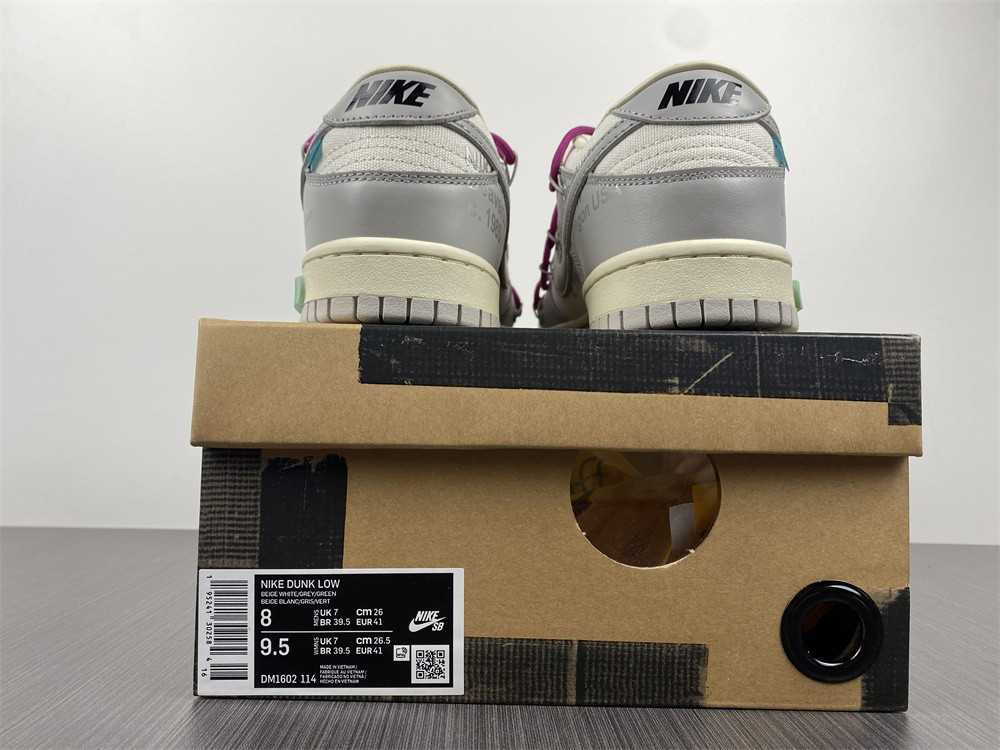 OF x Nike SB Dunk Low Lot 1 DM1602-114