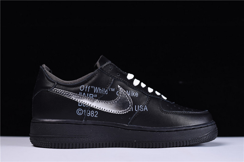 OFF White x MoMA x Nike Air Force 1 07 Low Black AV5210-001