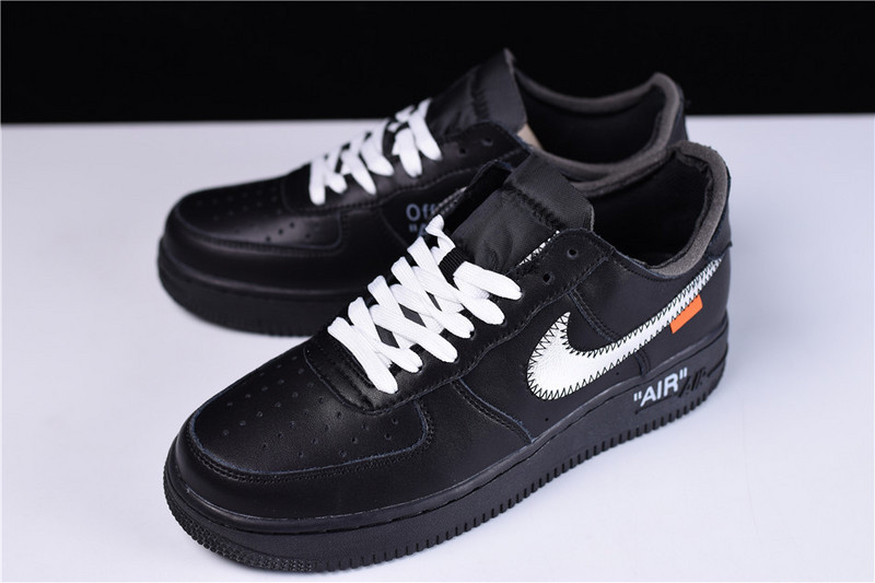 OFF White x MoMA x Nike Air Force 1 07 Low Black AV5210-001