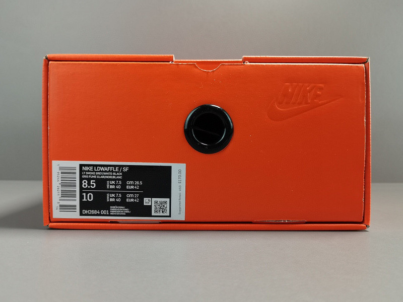 Fragment Design xSacai xNike LDWaffle ＂Light Smoke Grey＂DH2684-001