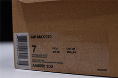 OF x Nike Air Max 270 Triple White AA8058 100