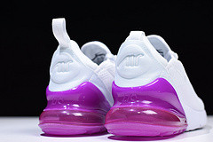 Nike womens  Air Max 270 white purple AH6789 106