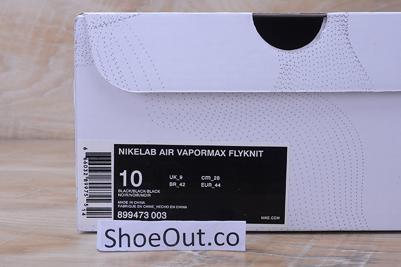 Nike Air Vapormax Flyknit "triple Black" 899473-003